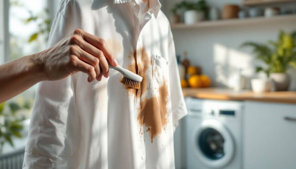 découvrez des méthodes efficaces pour enlever une tache de boue sur un vêtement déjà lavé et retrouvez des habits impeccables facilement.