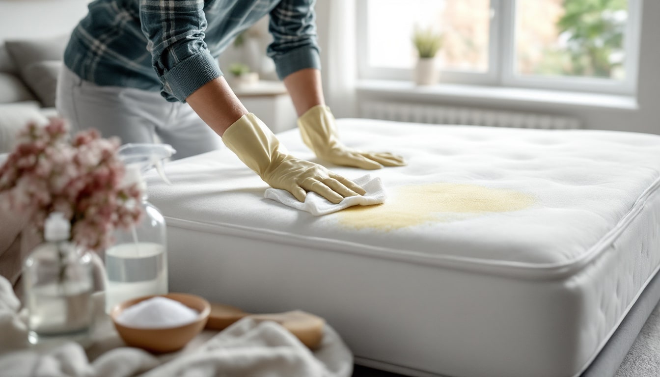découvrez des méthodes efficaces pour nettoyer le pipi sur un matelas et éliminer durablement les mauvaises odeurs, afin de retrouver un couchage propre et frais.
