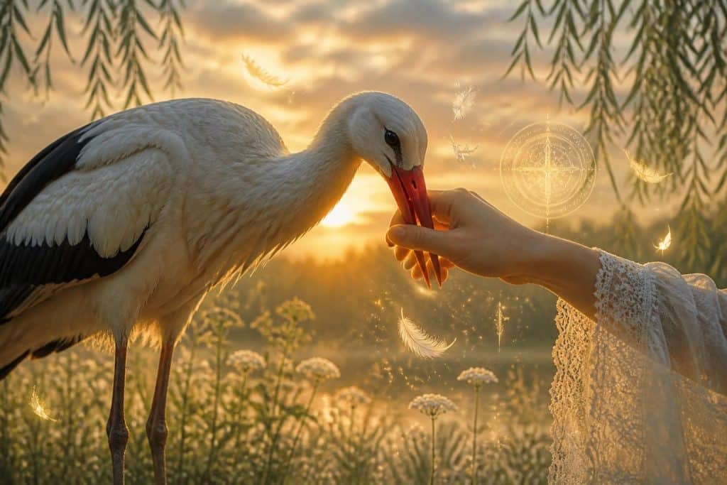découvrez la signification spirituelle de la morsure de cigogne et explorez les symboles associés à ce phénomène naturel dans diverses traditions culturelles.